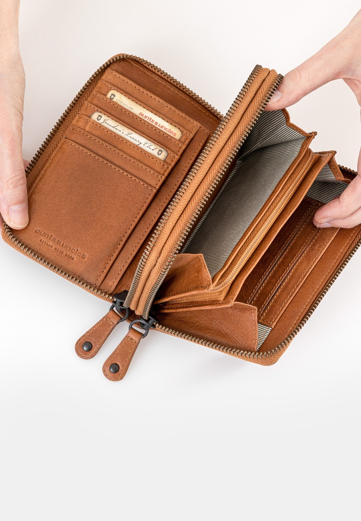 AUNTS & UNCLES - BETTY RV-WALLET CARAMEL