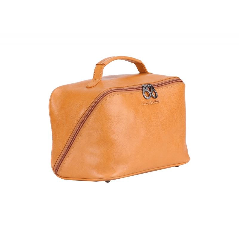 ARTHUR & ASTON - TROUSSE DE TOILETTE  B/COGNAC