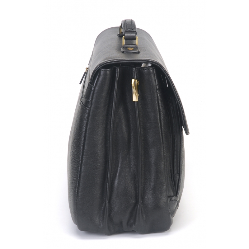 ARTHUR & ASTON - SERVIETTE CUIR A/NOIR