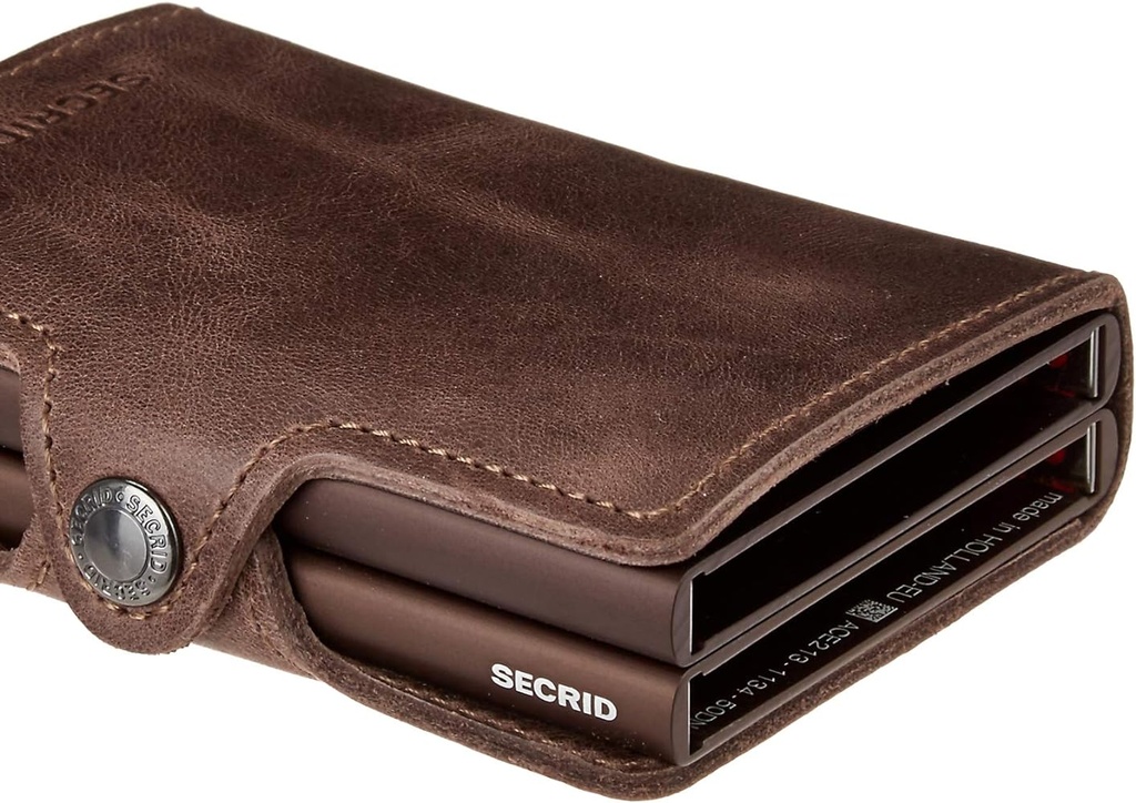 SECRID - TWINWALLET VINTAGE CHOCOLAT