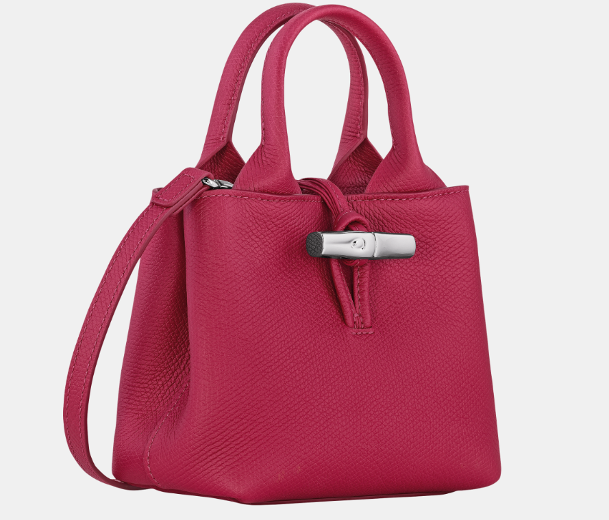 LONGCHAMP - Le Roseau - Sac porté main Betterave