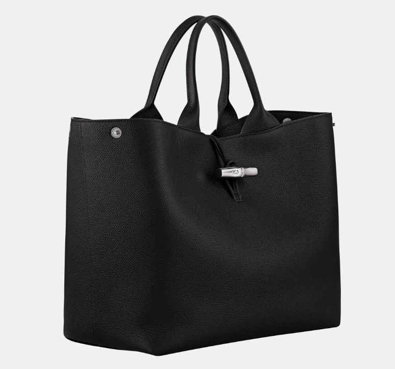 LONGCHAMP - Le Roseau - Sac porté main Noir