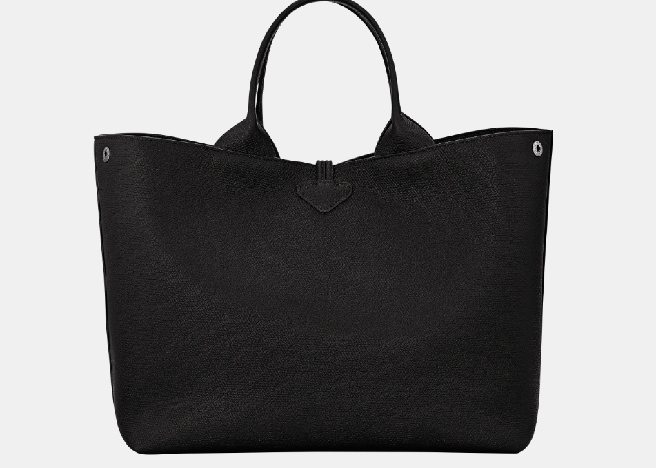 LONGCHAMP - Le Roseau - Sac porté main Noir