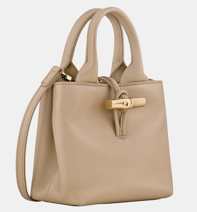 LONGCHAMP - Le Roseau Sleek - Sac porté main Racine