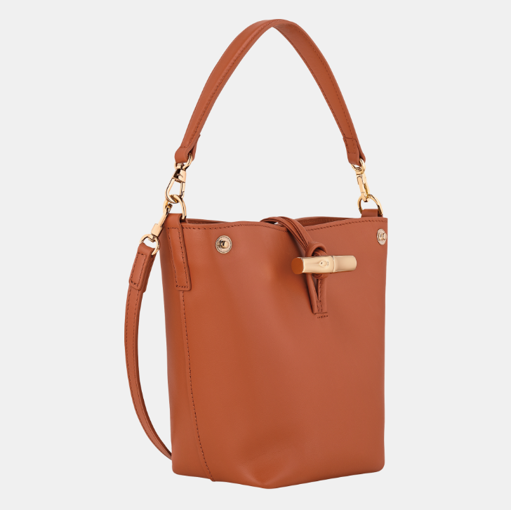 LONGCHAMP - Le Roseau Sleek - Sac porté travers Ecorce