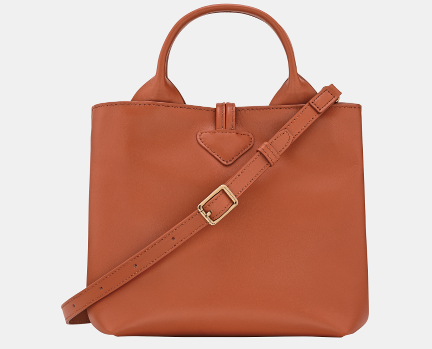 LONGCHAMP - Le Roseau Sleek - Sac porté main Ecorce