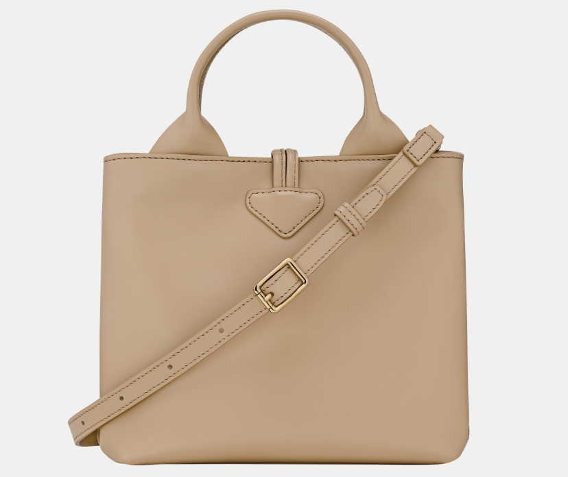 LONGCHAMP - Le Roseau Sleek - Sac porté main Racine