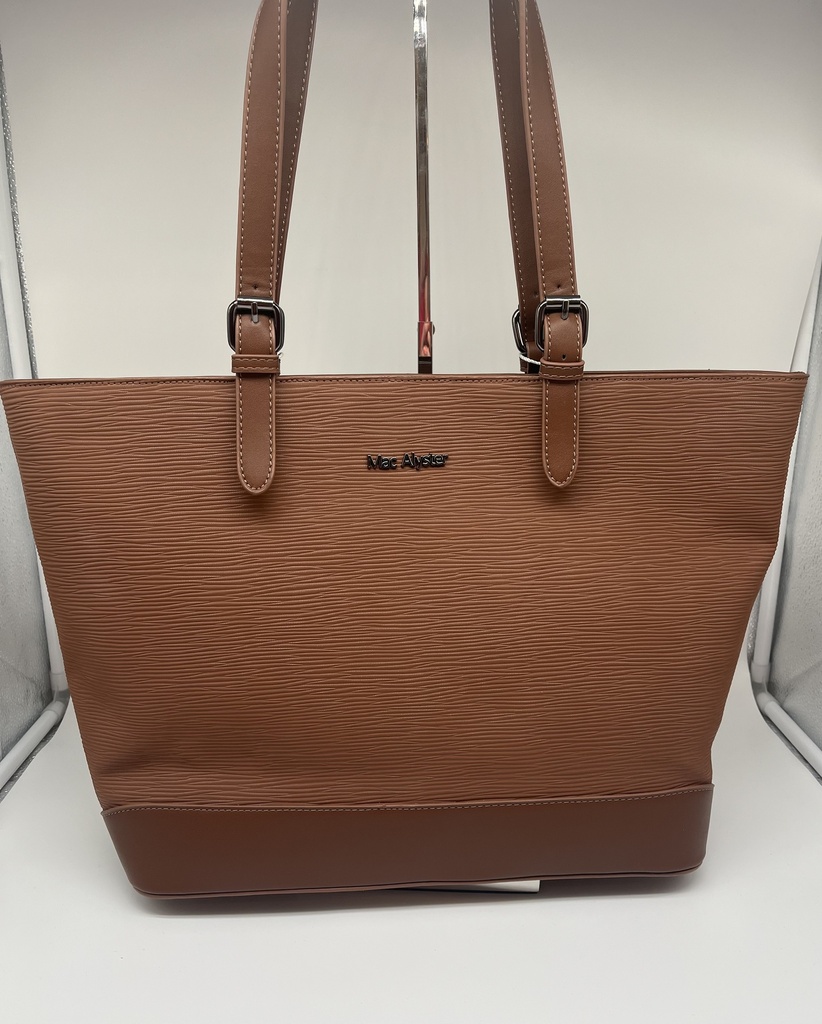 MAC ALYSTER - SHOPPING - FORMAT A4 COGNAC