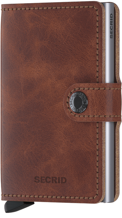 SECRID - MINIWALLET VINTAGE BROWN