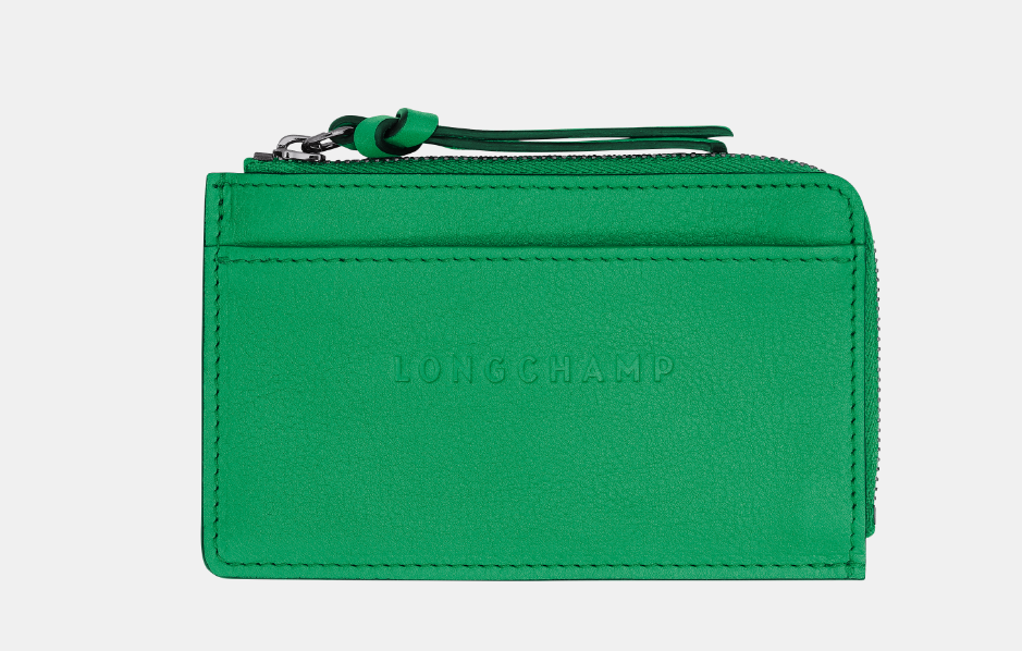 LONGCHAMP - Porte - cartes Vert Longchamp 3D