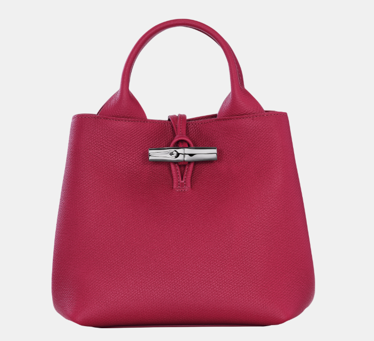 LONGCHAMP - Le Roseau - Sac porté main Betterave