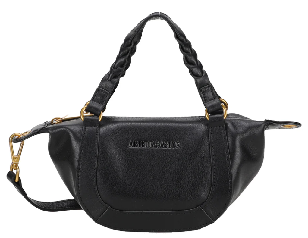 ARTHUR & ASTON - A190-01-NOIR SAC PORTE MAIN / BANDOULIERE  A/NOIR