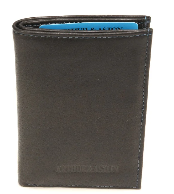 ARTHUR & ASTON - PORTE-CARTES D/NOIR-BLEU
