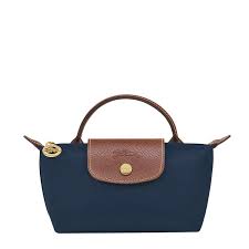 [34175089 P68 MARINE] LONGCHAMP - TROUSSE/POCHETTE MARINE MARINE LE PLIAGE ORIGINAL