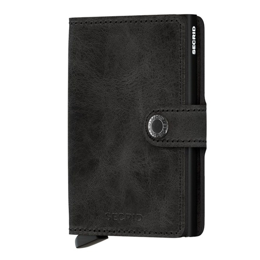 [MINIWALLET VINTAGE BLACK] SECRID - MINIWALLET VINTAGE BLACK