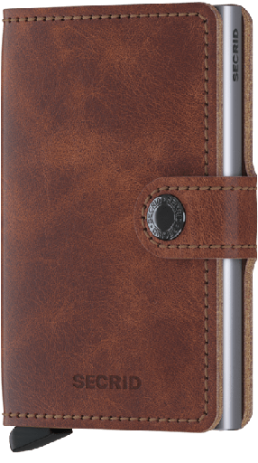 [MINIWALLET VINTAGE BROWN] SECRID - MINIWALLET VINTAGE BROWN