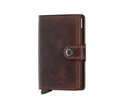 [MINIWALLET VINTAGE CHOCOLATE] SECRID - MINIWALLET VINTAGE CHOCOLATE