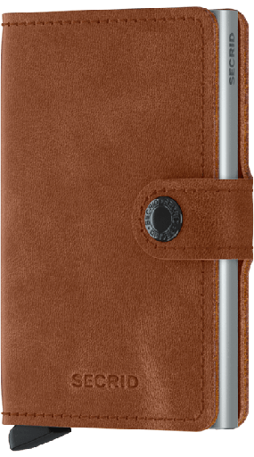 [MINIWALLET VINTAGE COGNAC SILVER] SECRID - MINIWALLET VINTAGE COGNAC SILVER