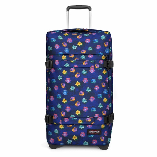 [TRANSIT'R L FLOWER BLUR NAVY] EASTPAK - TRANSIT'R L FLOWER BLUR NAVY