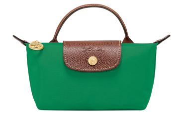 [34175089 P88 Vert] LONGCHAMP - Trousse cosmétiques avec poignée Vert Le Pliage Original