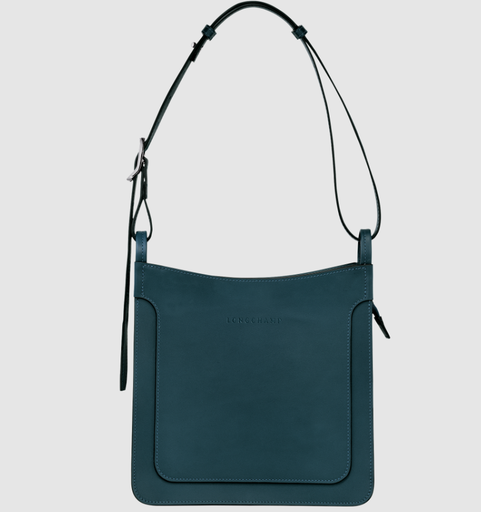 [10272HFI 806] LONGCHAMP - Le Foulonné Box - Sac porté épaule Encre