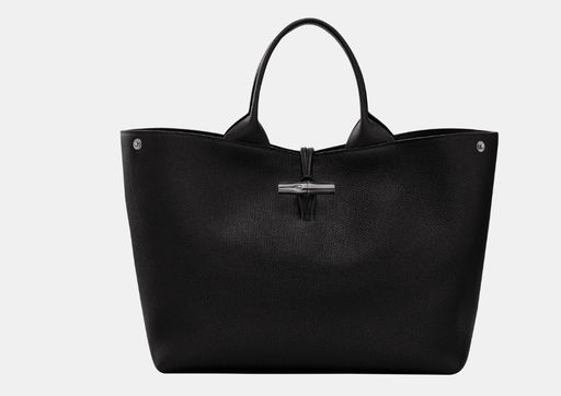 [10290HFP 001 Noir] LONGCHAMP - Le Roseau - Sac porté main Noir