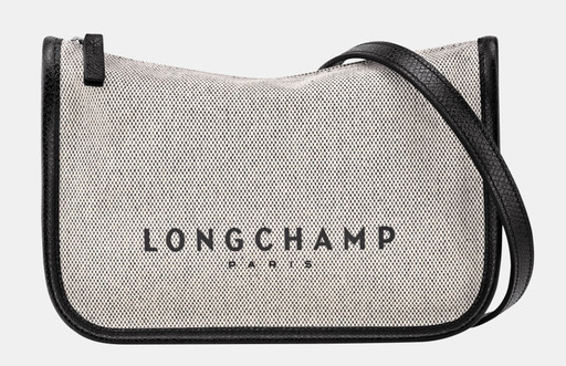 [10301HSG 037 Ecru] LONGCHAMP - Essential Toile - Sac porté travers Ecru