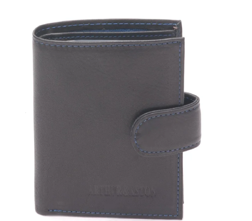 [1589-654-NOBL PORTE CARTE  D/NOIR-BLEU] ARTHUR & ASTON - 1589-654-NOBL PORTE CARTE  D/NOIR-BLEU