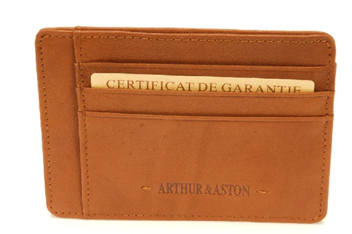 [2028-147-COGN PORTE-CARTES B/COGNAC] ARTHUR & ASTON - 2028-147-COGN PORTE-CARTES B/COGNAC