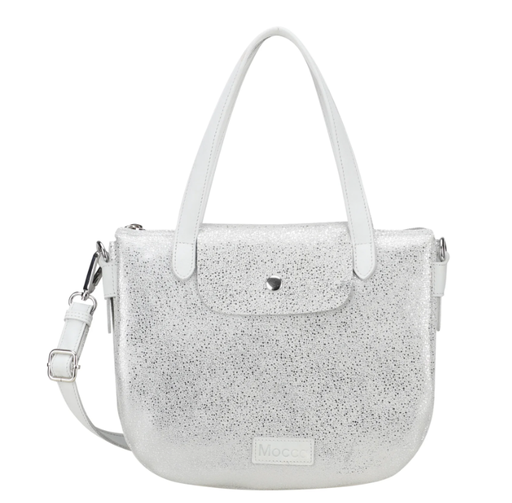 [M192-01-PERL SAC PORTE MAIN / BANDOULIERE  A/PERLE ] MOCCA - M192-01-PERL SAC PORTE MAIN / BANDOULIERE  A/PERLE